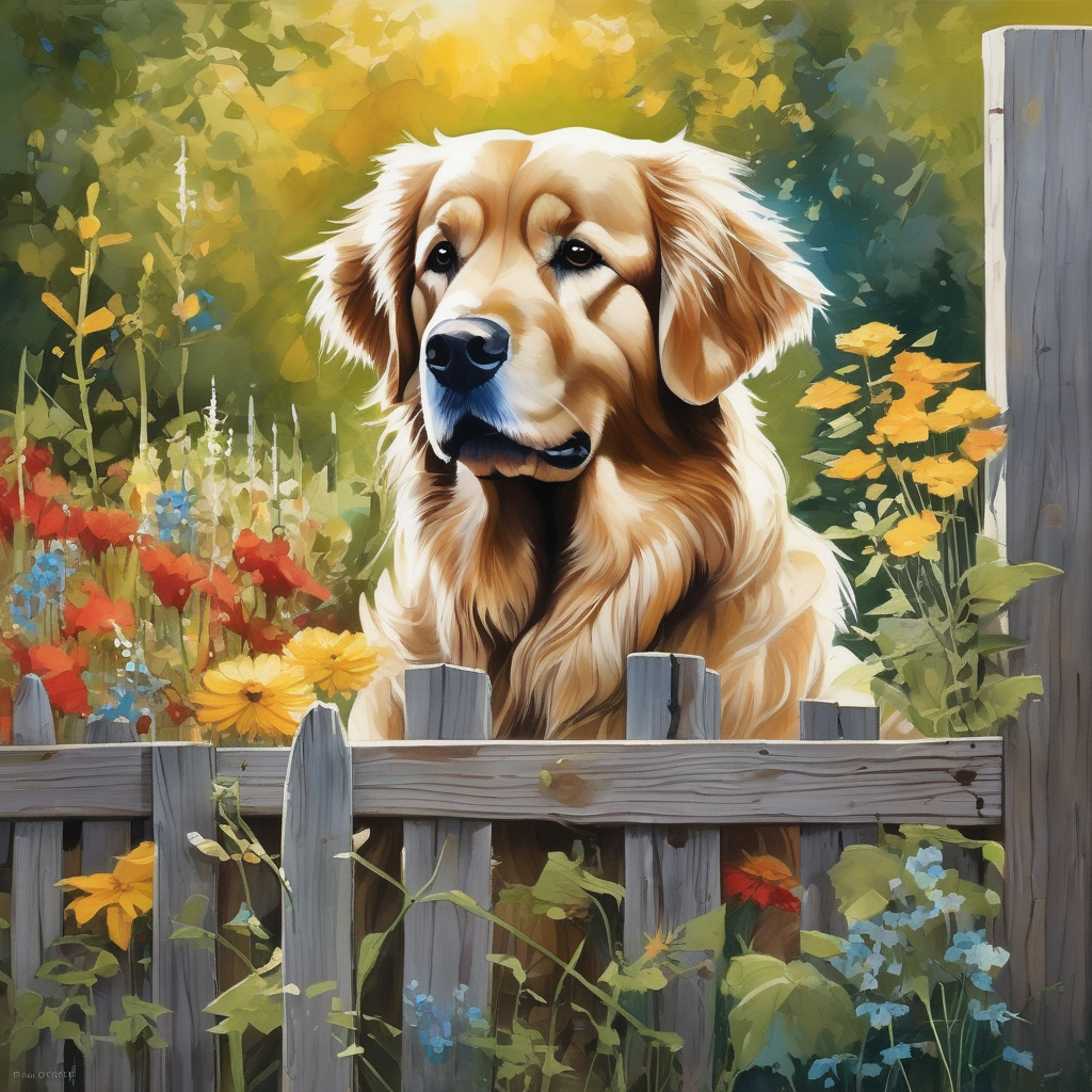 Ultra Realistic Photo Of A Dog Peeking Through A Fence