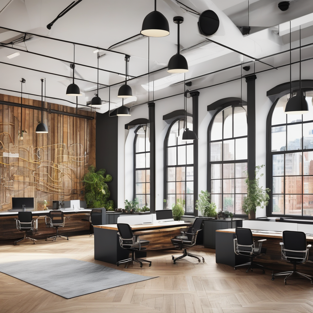 A Digital Agency Workspace With Branding Boards And Website Mockups On