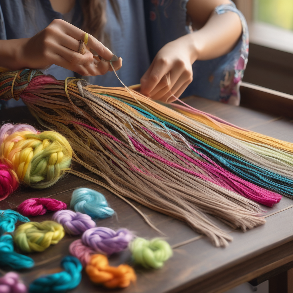 Ultra Realistic Photo Of A Mother Braiding Her Daughters Hair