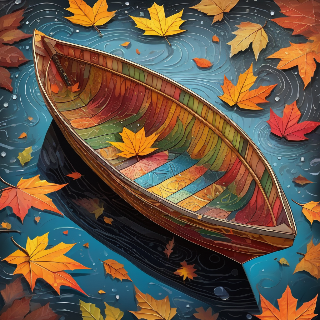 Ultra Realistic Photo Of A Paper Boat Floating In A Puddle