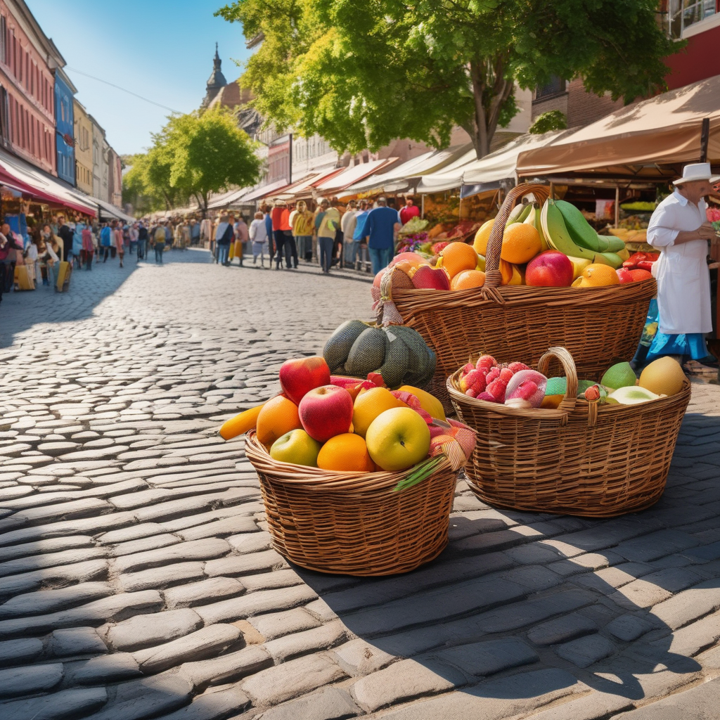 Ultra Realistic Photo Of A Woman Walking With Shopping Bags