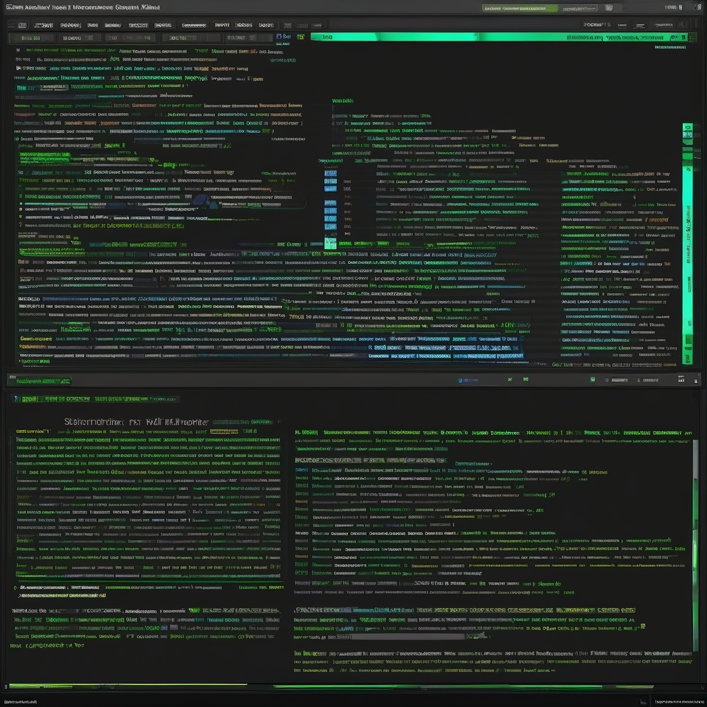 A Full Screen Terminal Window With Php Artisan Commands Being Run Ultr