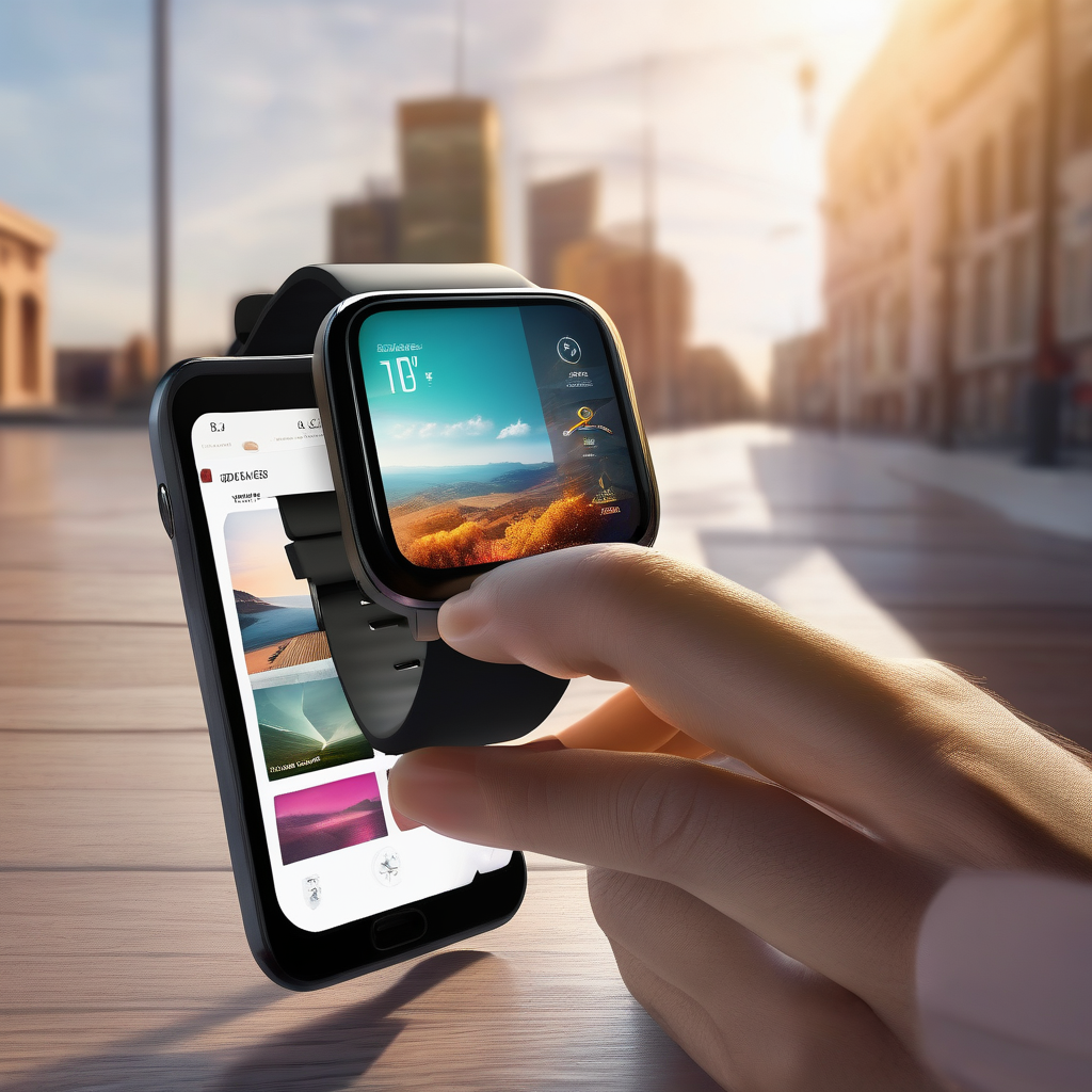 A Hand Swiping Through A Photo Gallery Lightbox On A Mobile Web App Fo