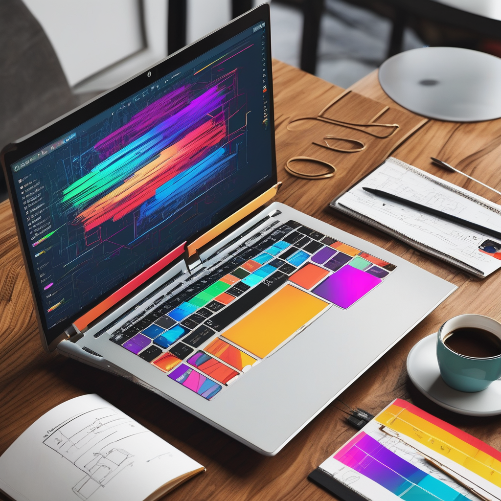 A Laptop Showing Css Live Preview Changes On A Web Design Project Ultr