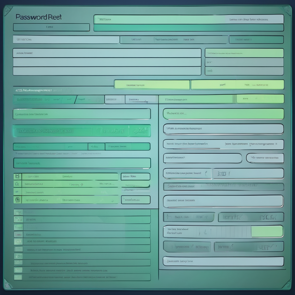 A Password Reset Form With Token Confirmation Ui In A Dark Theme Ultra