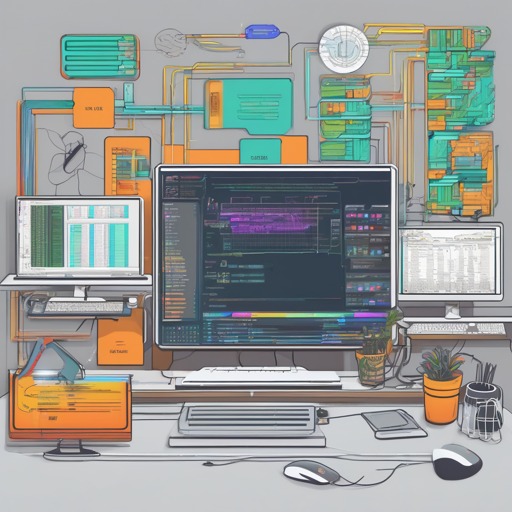 A Person Comparing Two Branch Versions In A Git Gui Tool Code Diff Pan