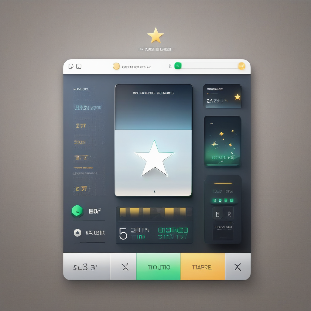 A Star Rating Component Being Hovered Tooltip Showing Clean Ui Ultra R