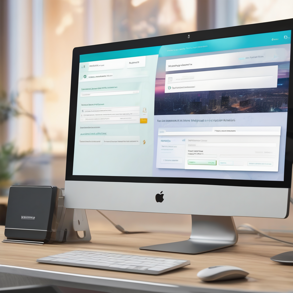 A User Submitting A Support Ticket On A Contact Page Modern Layout And