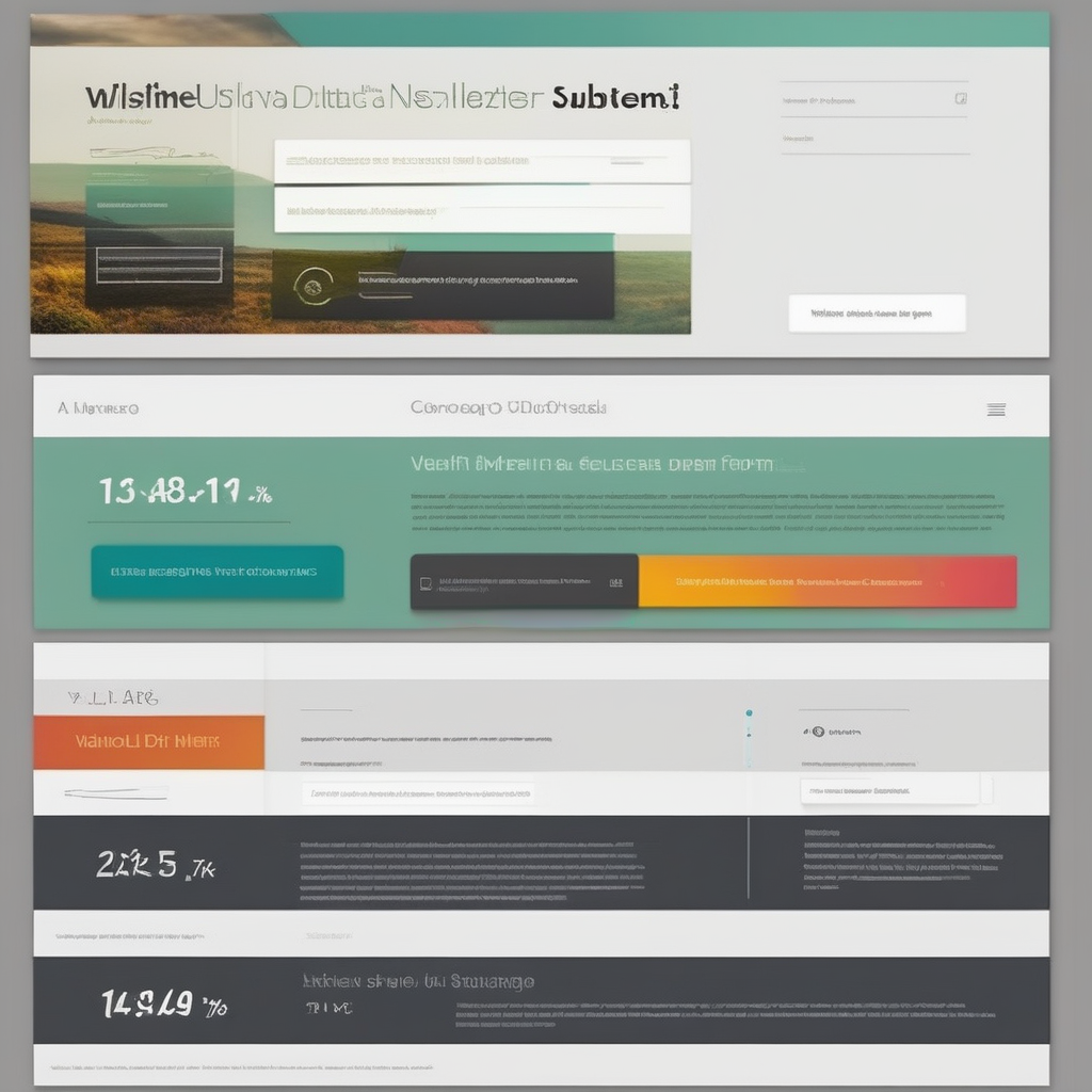 A Clean Newsletter Subscription Form Ui With Input Validation Shown Li