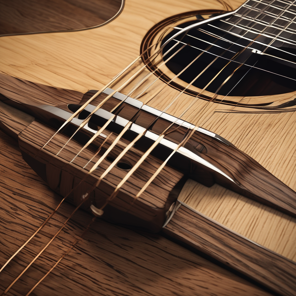A Close Up Of Fingers Plucking Guitar Strings