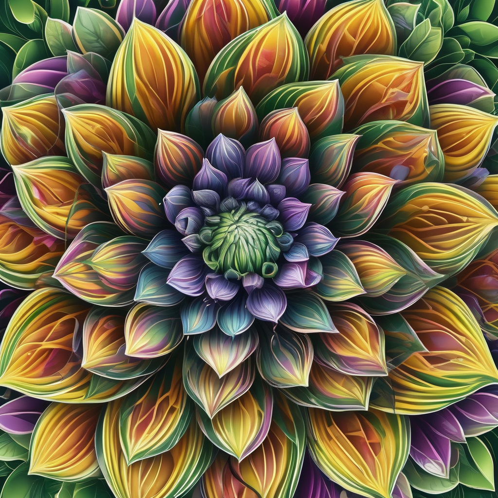 A Flower Opening In Time Lapse Effect