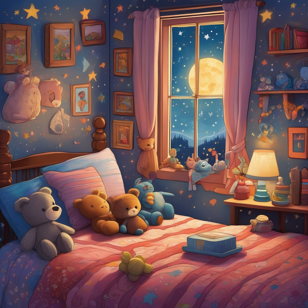 Ultra Realistic Photo Of A Child Holding A Glowing Night Light