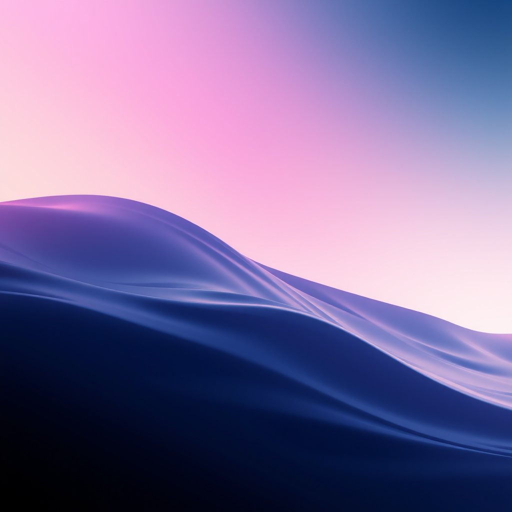 a minimal abstract background with soft waves, cinematic lighting, vibrant colors, dramatic atmosphere