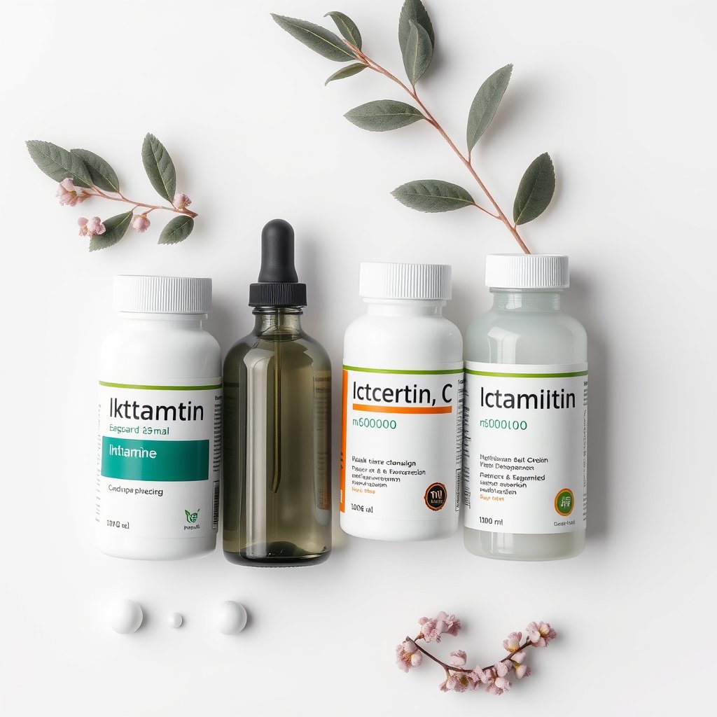 pharmacy products on a clean white background — Витамин C 1000 мг, minimalist composition, clean background, elegant
