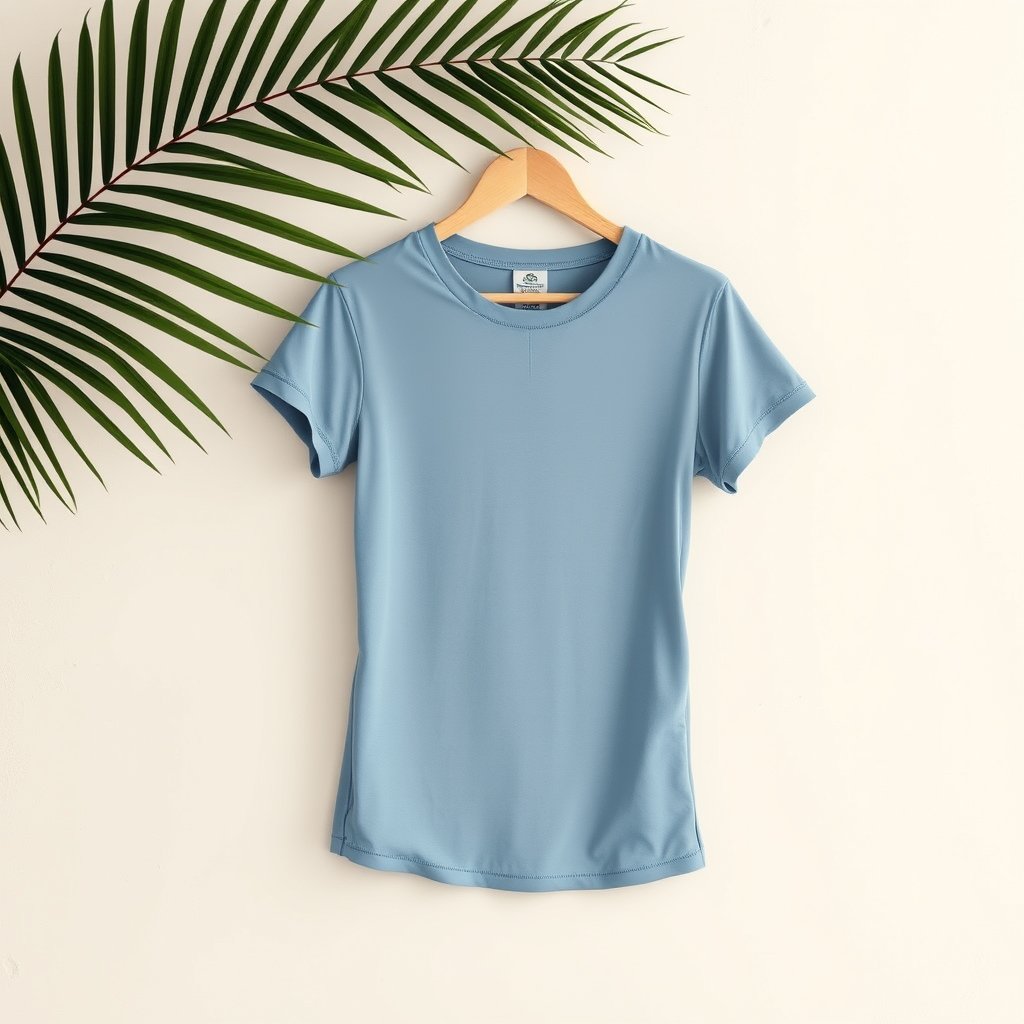 camiseta de tirantes para mujer, minimalist composition, clean background, elegant
