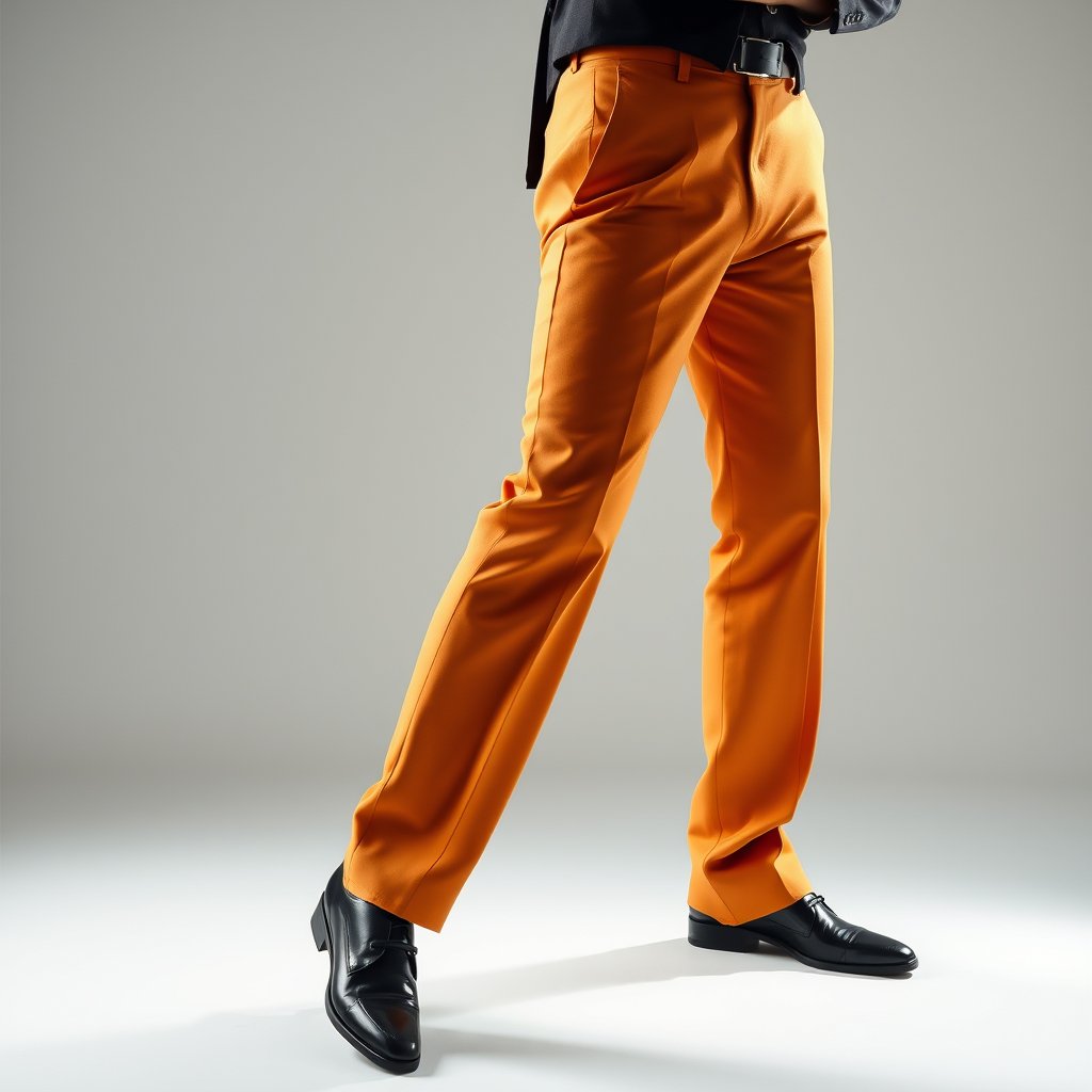 fancy pants, minimalist composition, clean background, elegant