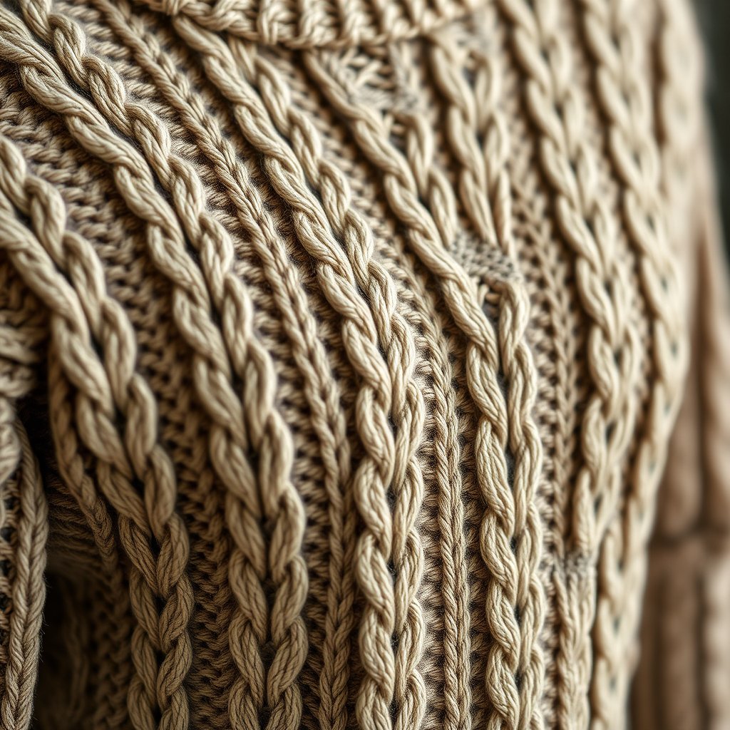 cable-knit sweater, highly detailed, 8k, professional photography, sharp focus