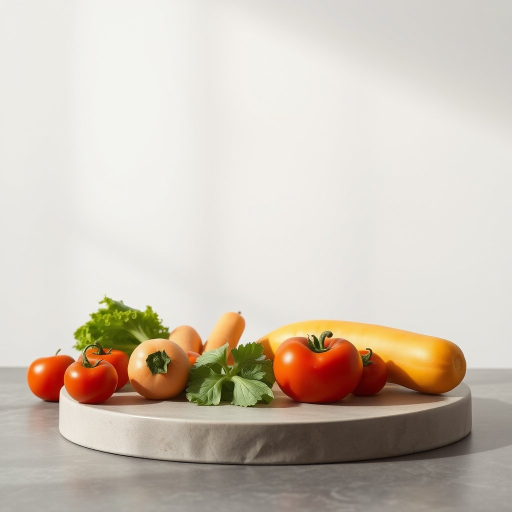 food grocery item product fresh, minimalist composition, clean background, elegant
