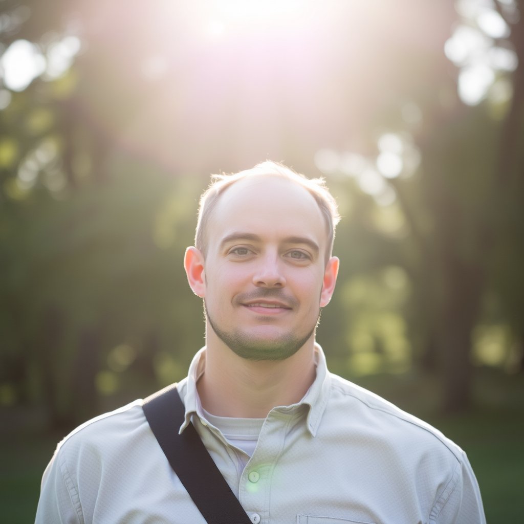 Someone called Arend, soft natural light, shallow depth of field, bokeh