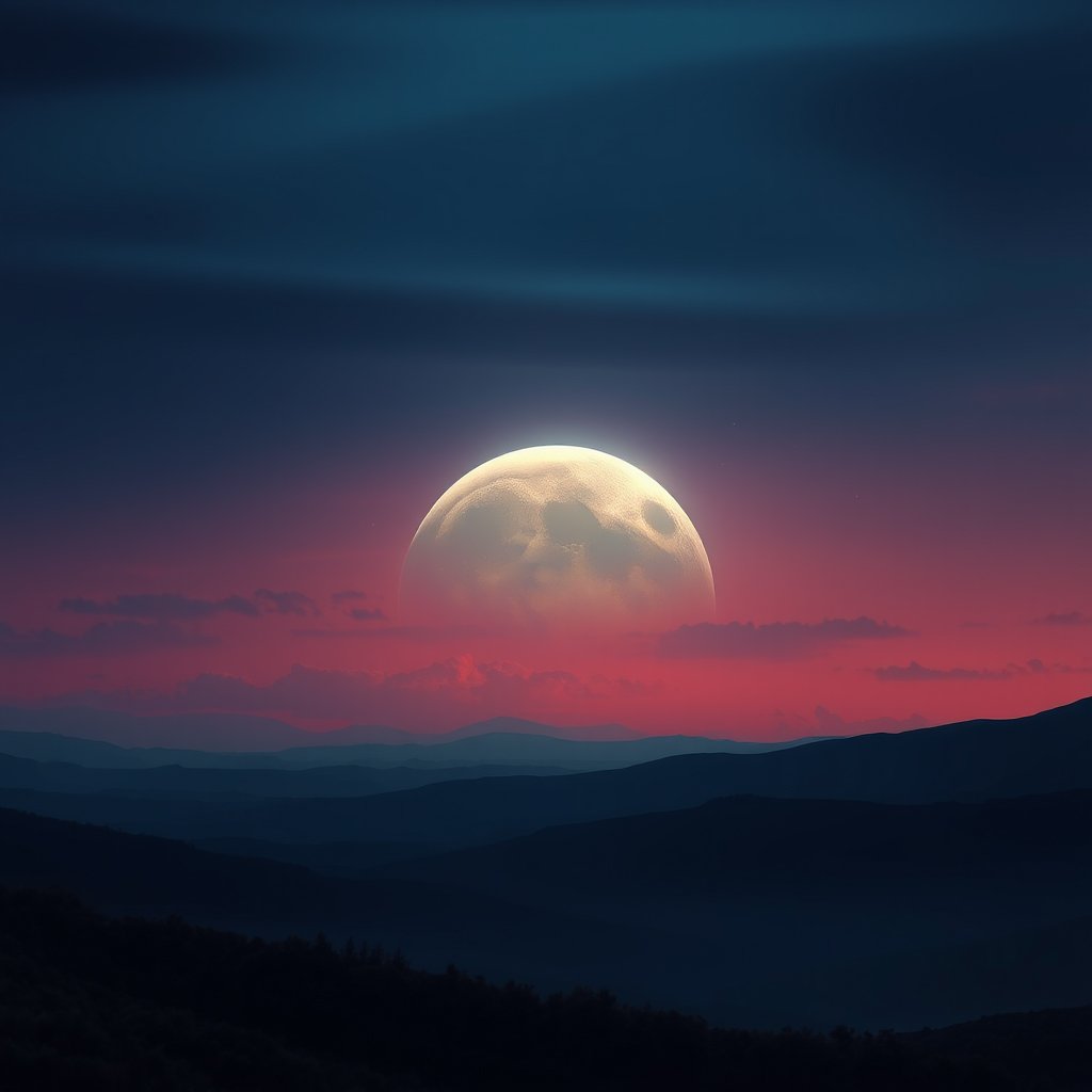 a moon landscape with earth rising on the horizon, cinematic lighting, vibrant colors, dramatic atmosphere
