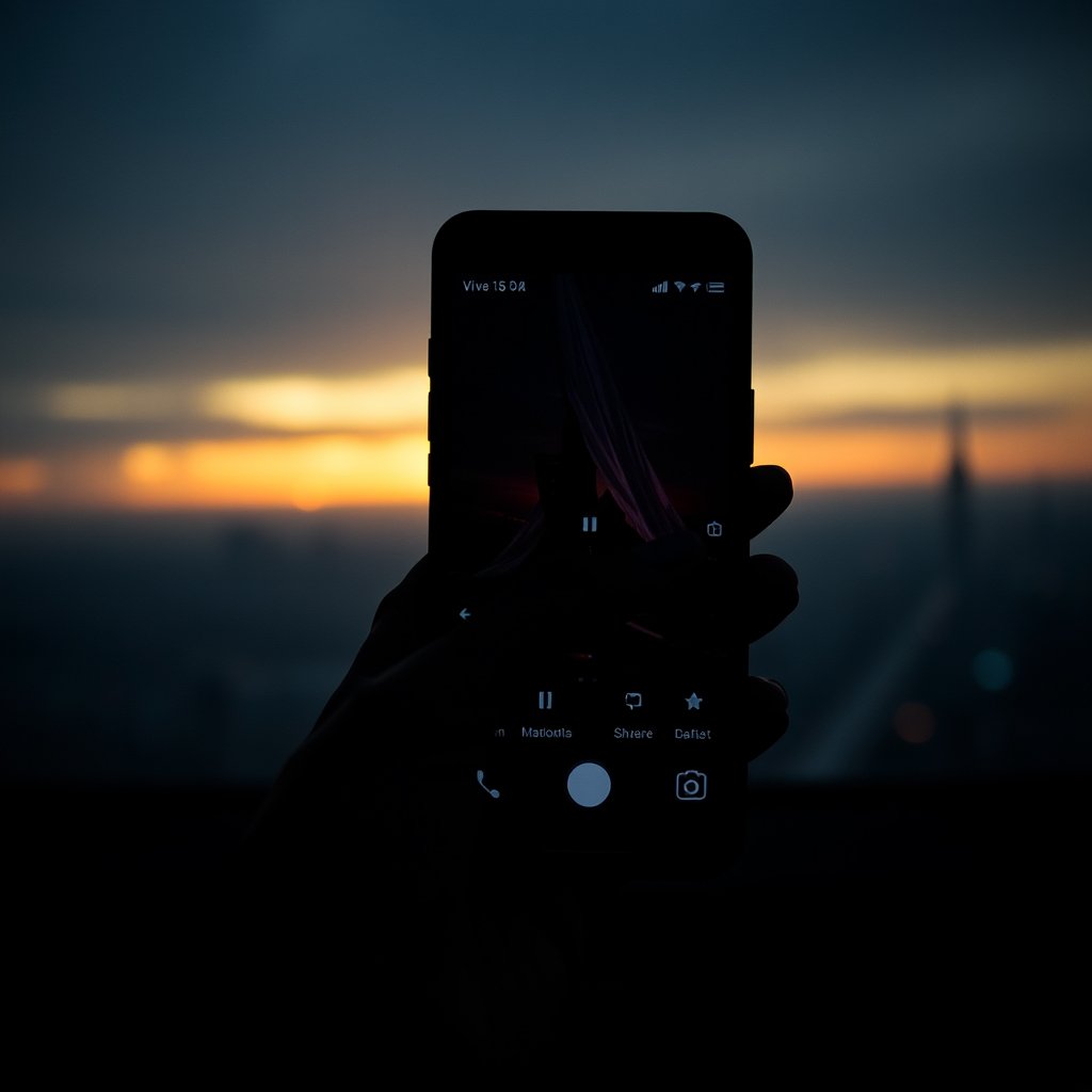 vivo brand smart
 phone images, moody lighting, high contrast, fine art photography