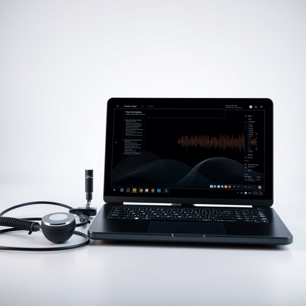Create a premium professional technology visual featuring {technology subject}. The image should look modern, clean, futuristic, and trustworthy, with realistic materials, elegant lighting, and a polished product-photography or editorial-tech style. Use a minimal background, subtle reflections, soft gradients, and precise details. The composition should feel suitable for a SaaS website, tech blog, startup landing page, or premium digital product presentation. Ultra-realistic, sharp, high-end, 8k, highly detailed, 8k, professional photography, sharp focus