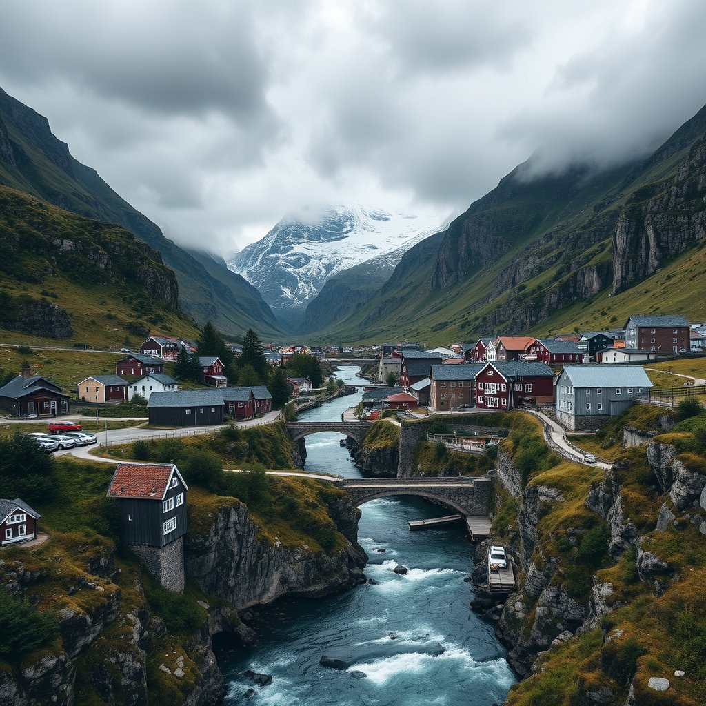 travel to norway, highly detailed, 8k, professional photography, sharp focus